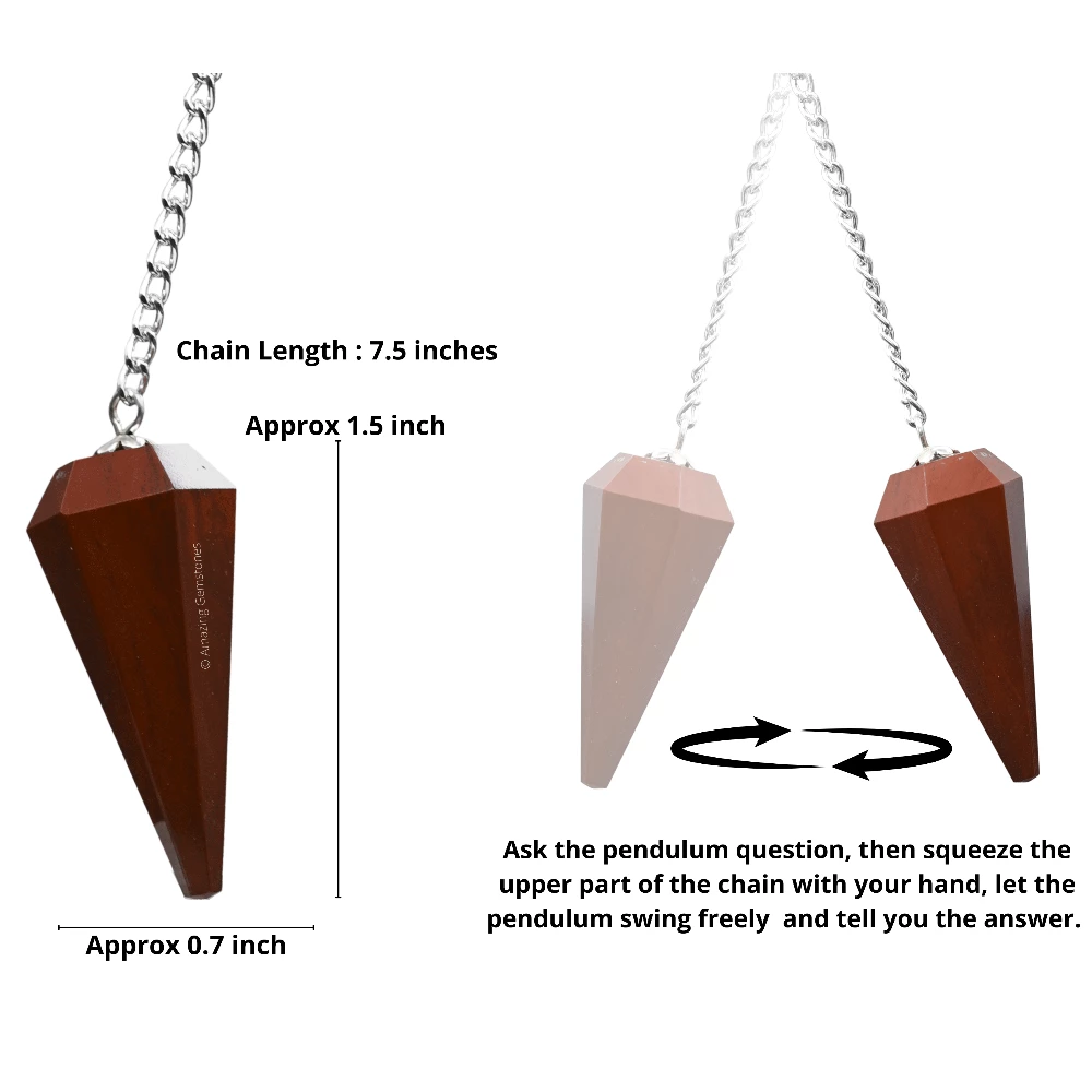 Red Jasper Pendulum