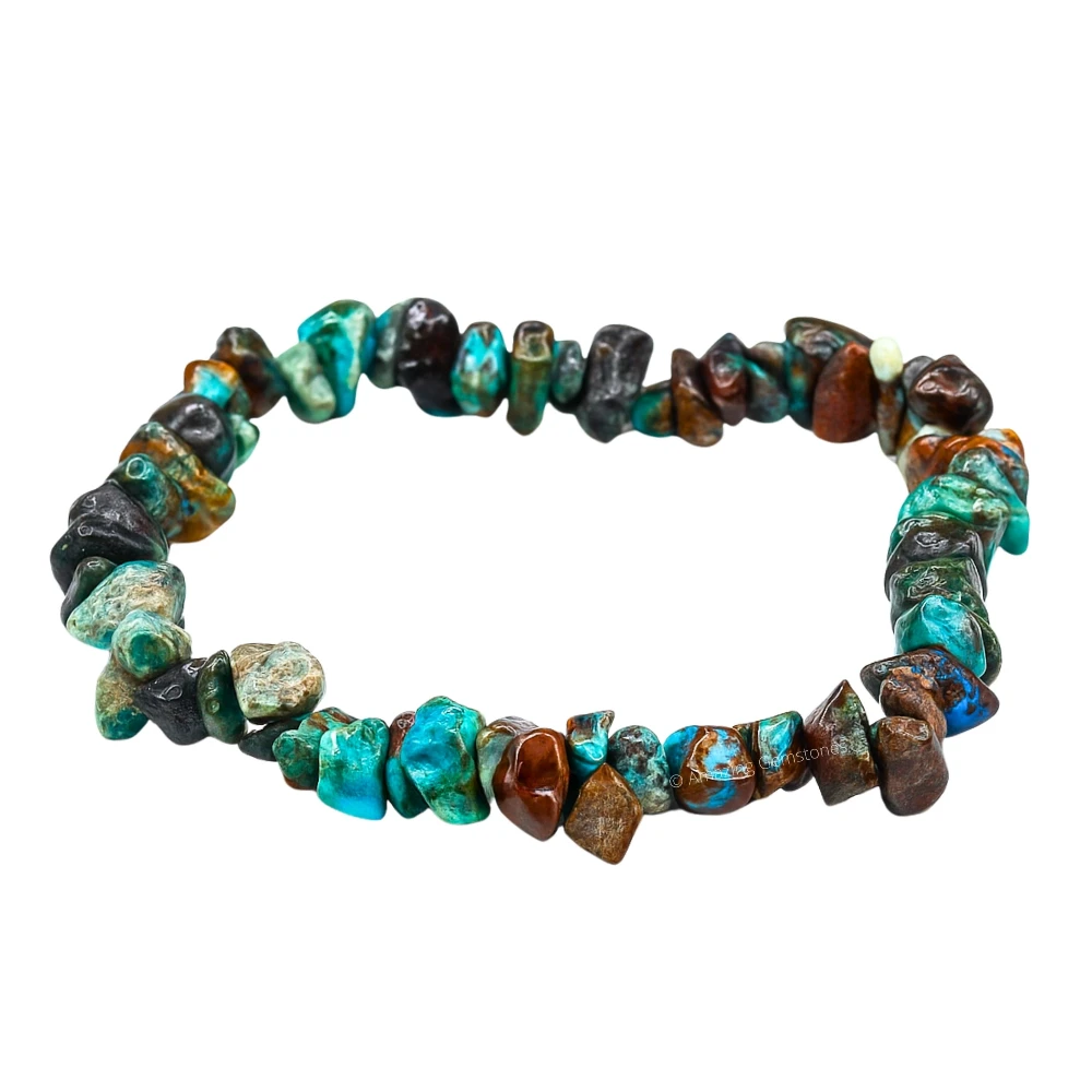 Chrysocolla Chips Bracelet