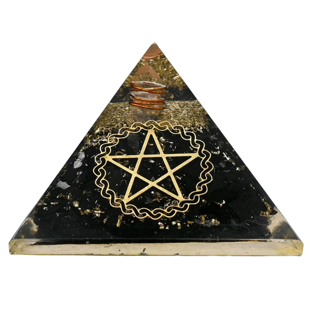 Shungite Orgone Pyramid - Pentacle