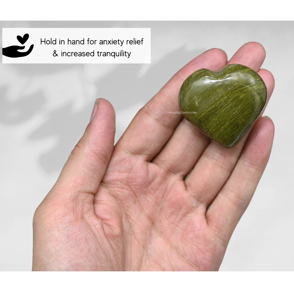 Vesuvianite Heart