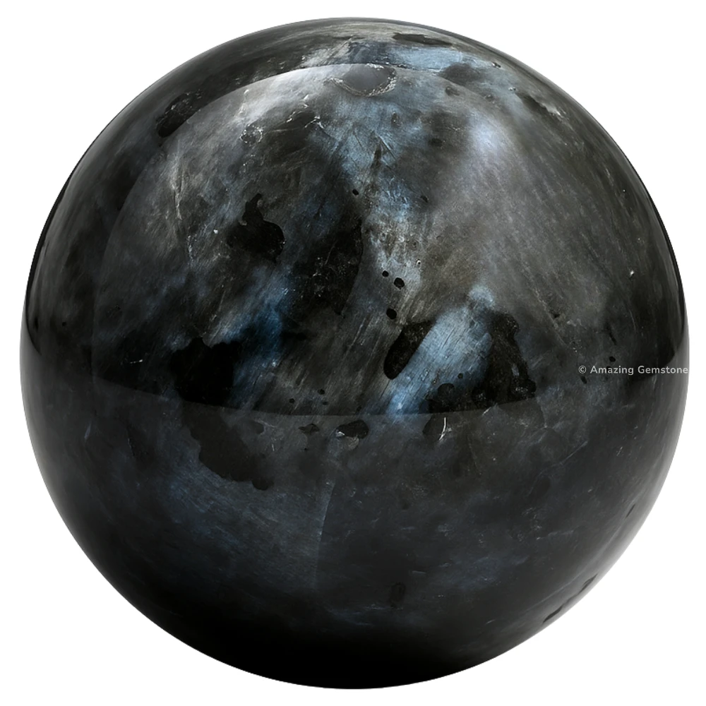 Larvikite Sphere (1 Inch)