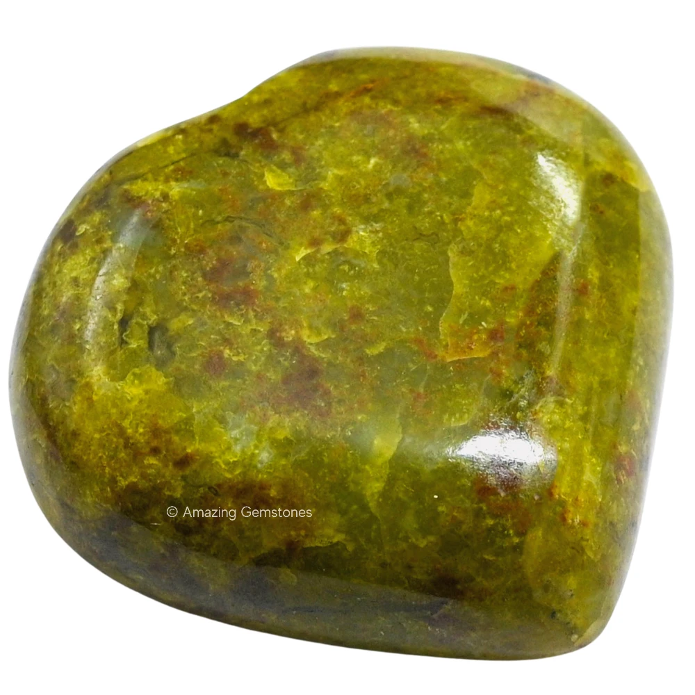 Green Opal Heart