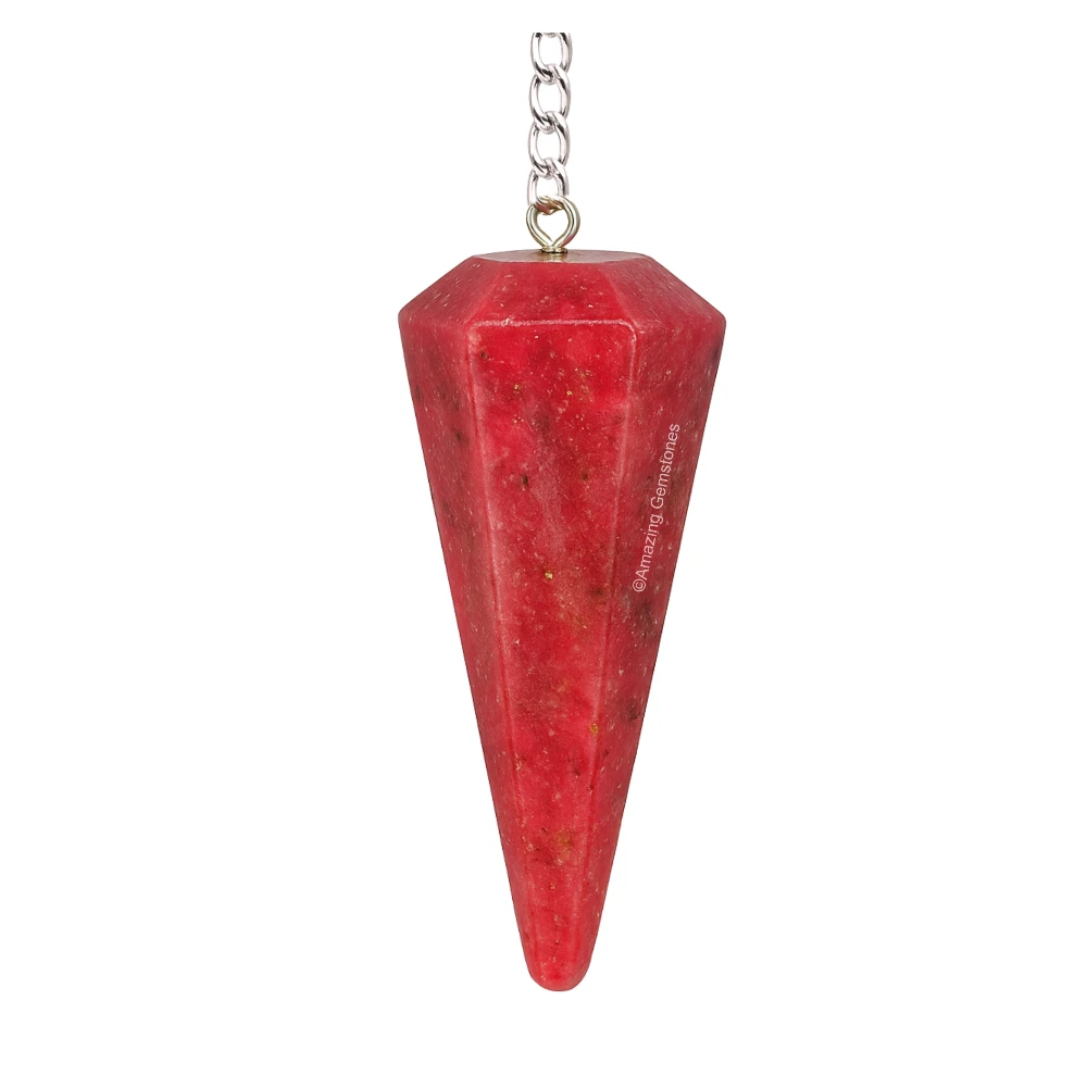 Rhodonite Pendulum