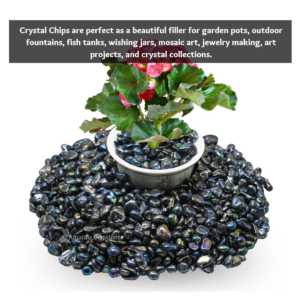 Titanium Aura Quartz Chips (1LB)