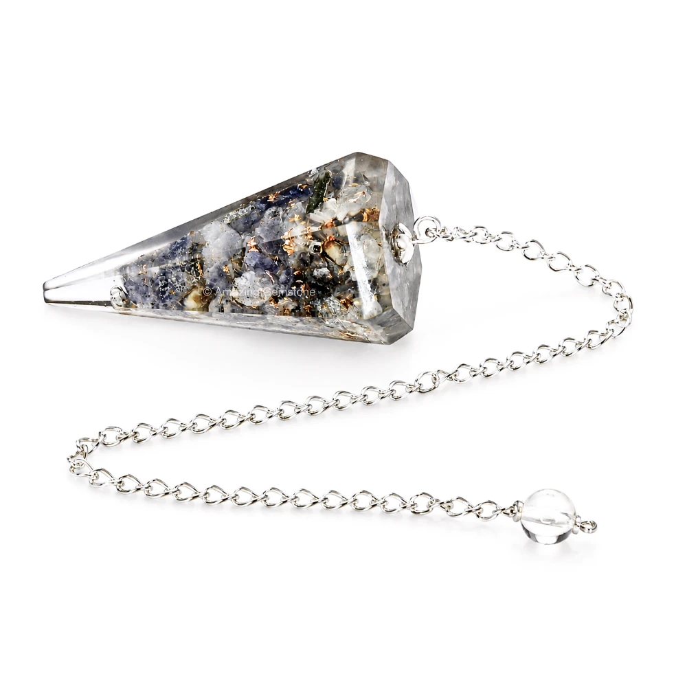 Blue Aventurine Orgone Pendulum