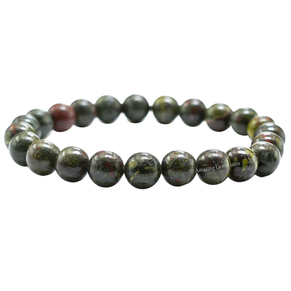 Dragon Bloodstone Bracelet (Strechable)