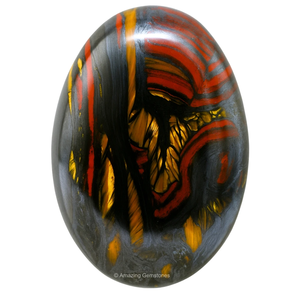 Iron Tiger Eye Palm Stone