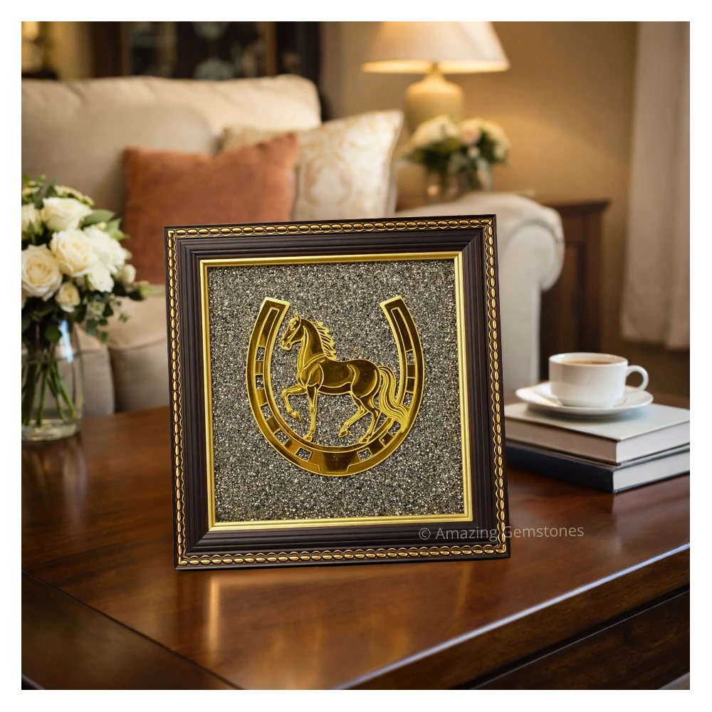 Authentic Pyrite Frame – Vastu Decor (Ghode ki Naal)