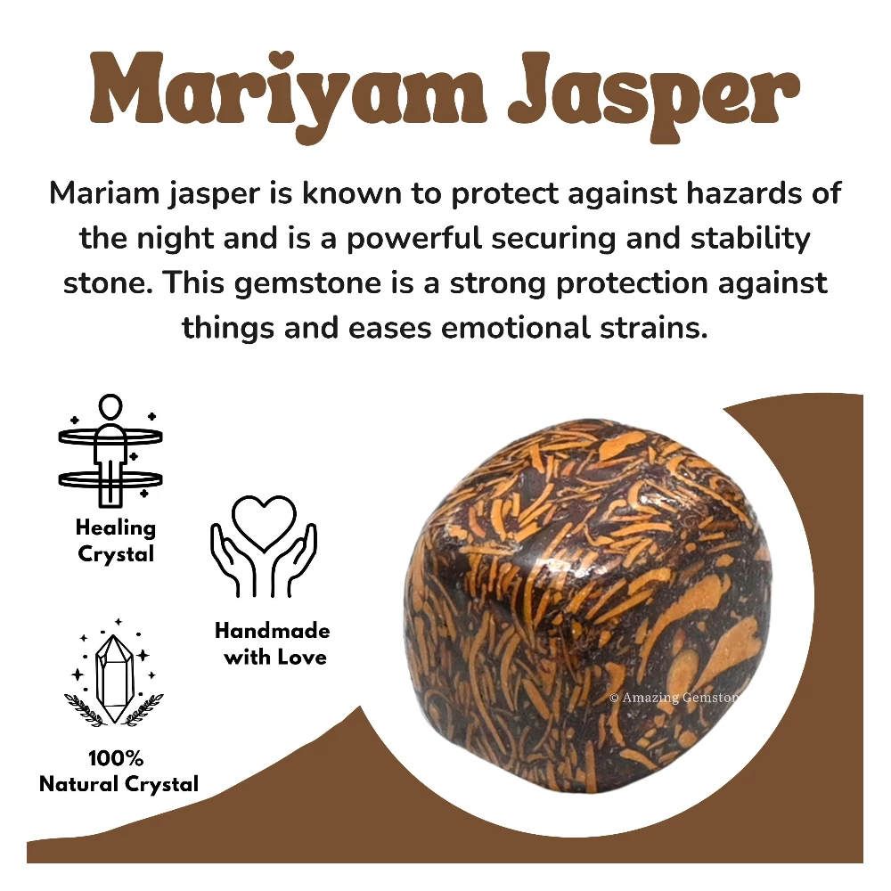 Tumbled Mariyam Jasper Crystals Stones (1000+ Carats)