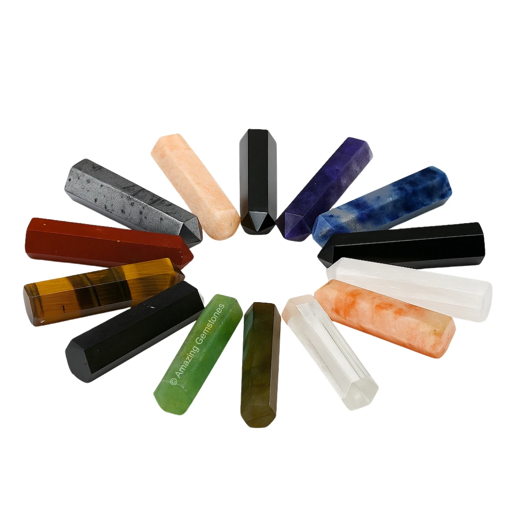 Mix Gemstone Pencil Points
