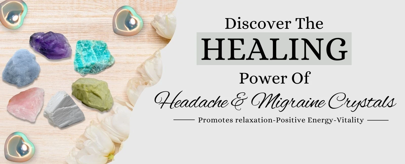 Headache Healing with Crystal Raw Stones: Natural Remedies