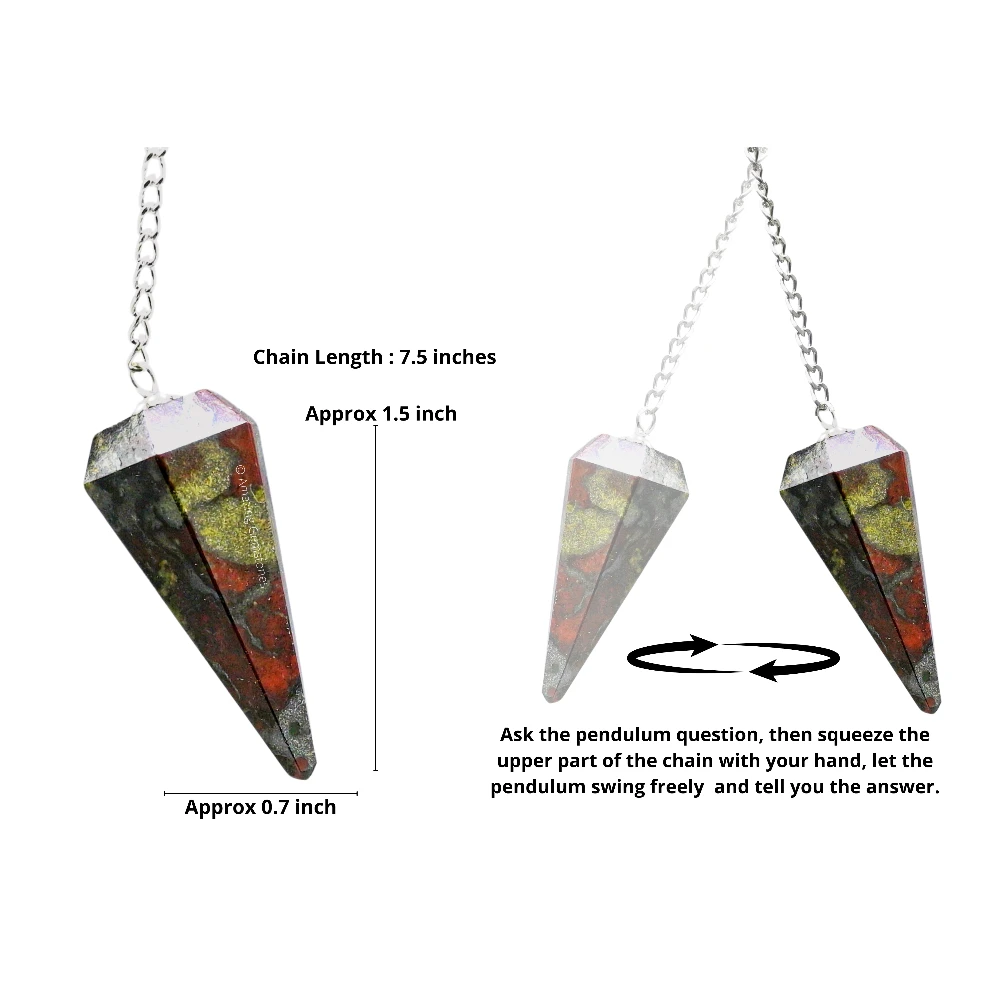 Dragon Bloodstone Pendulum
