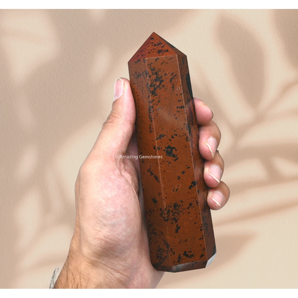 Mahogany Obsidian Tower (5.5" to 6" INCH)