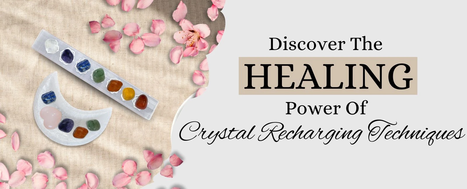 How to cleanse and charge a crystal product