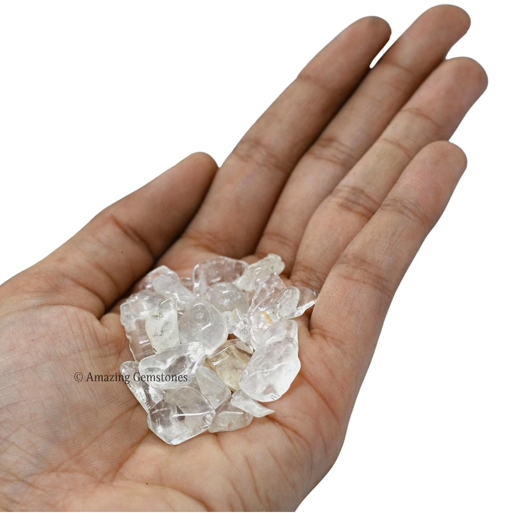 Clear Quartz Chips (1LB) (Regular Grade)