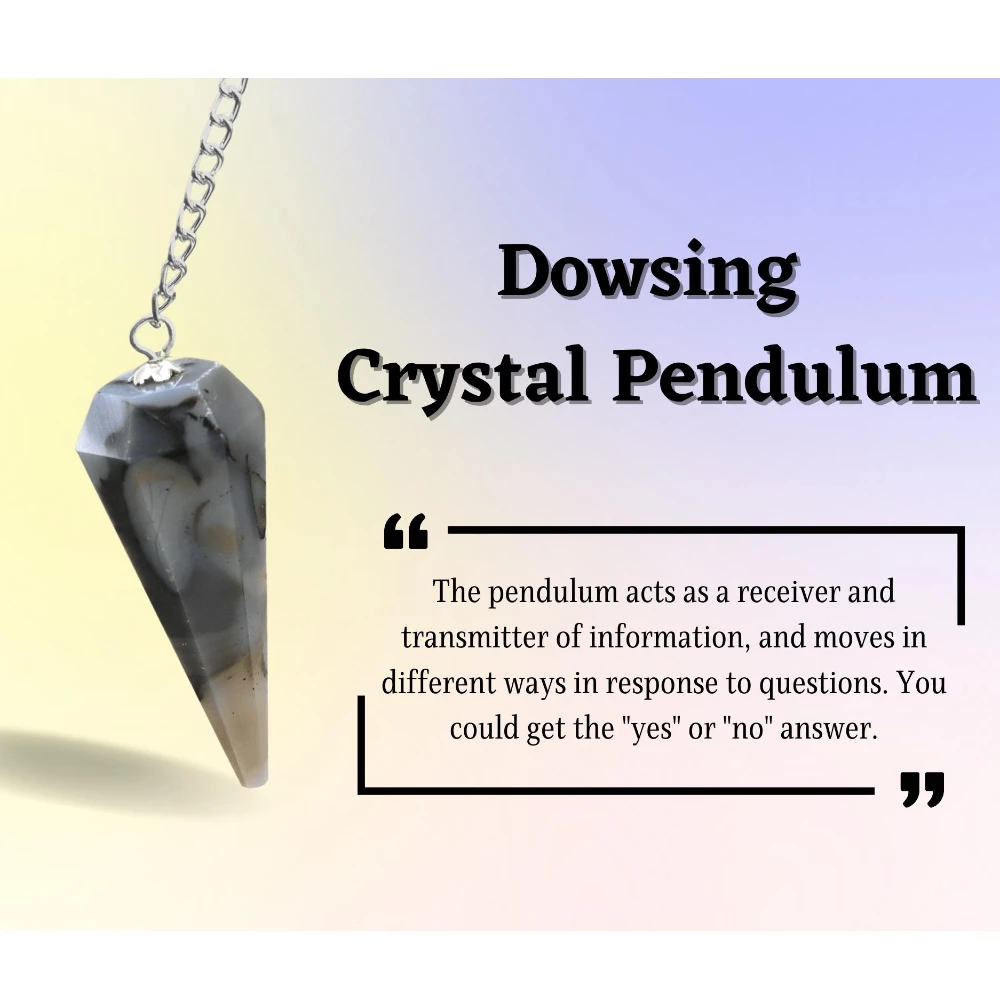Dendrite Agate Pendulum