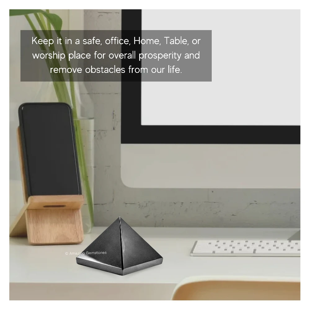 Black Obsidian Pyramid (2 Inch)