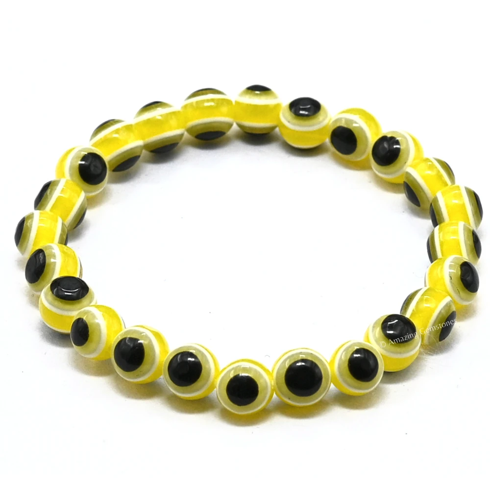 Yellow Evil Eye Bracelet