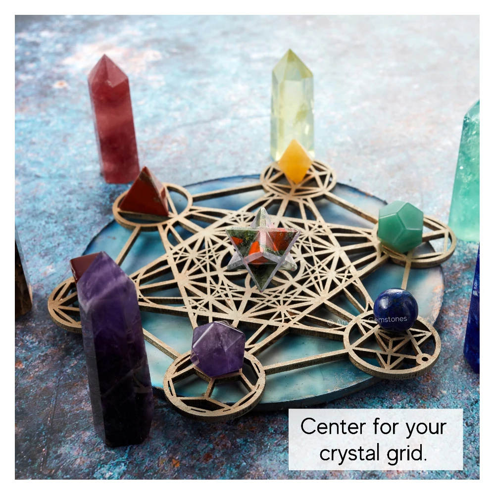 African Bloodstone Merkaba (15-20mm)