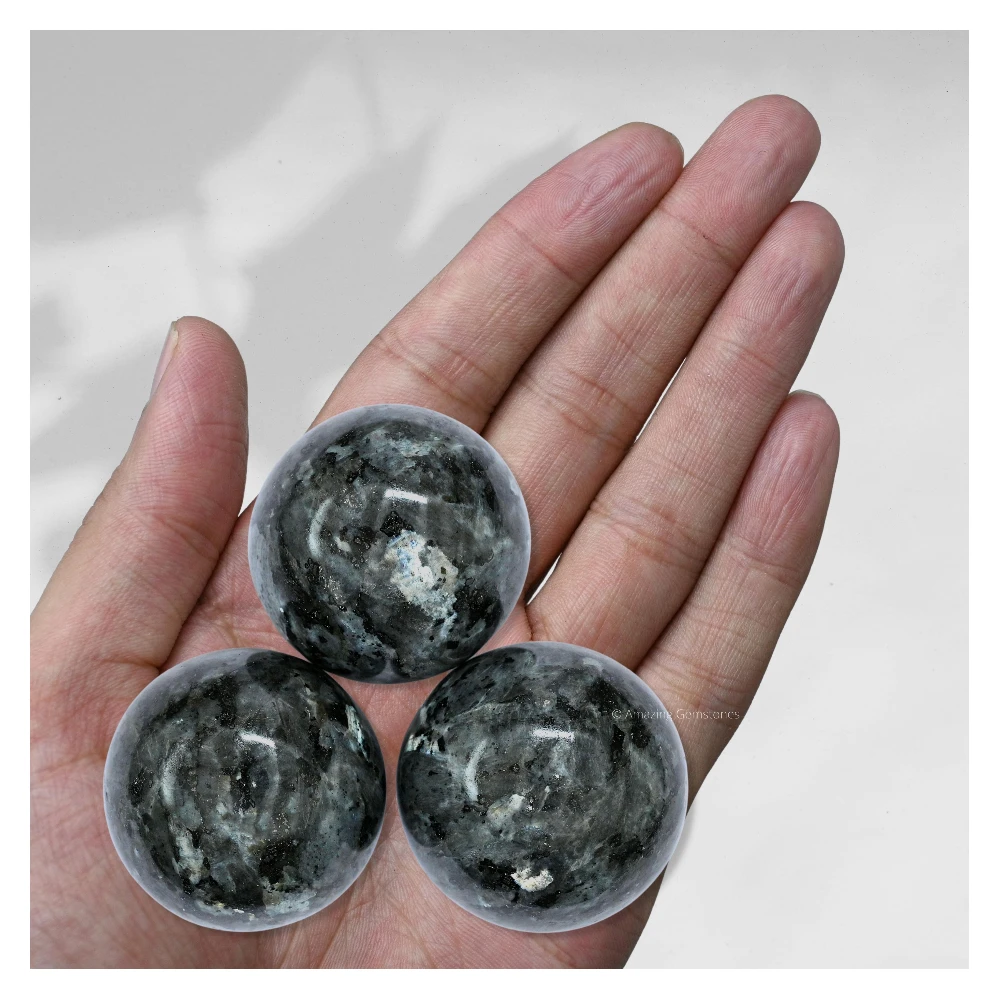 Larvikite Sphere (1.5 Inch)