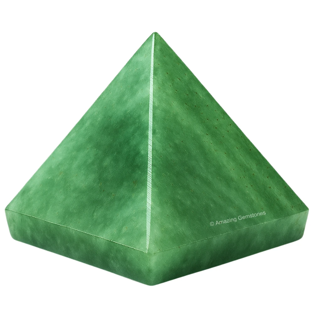 Green Strawberry Quartz Pyramid (1.5 Inch)