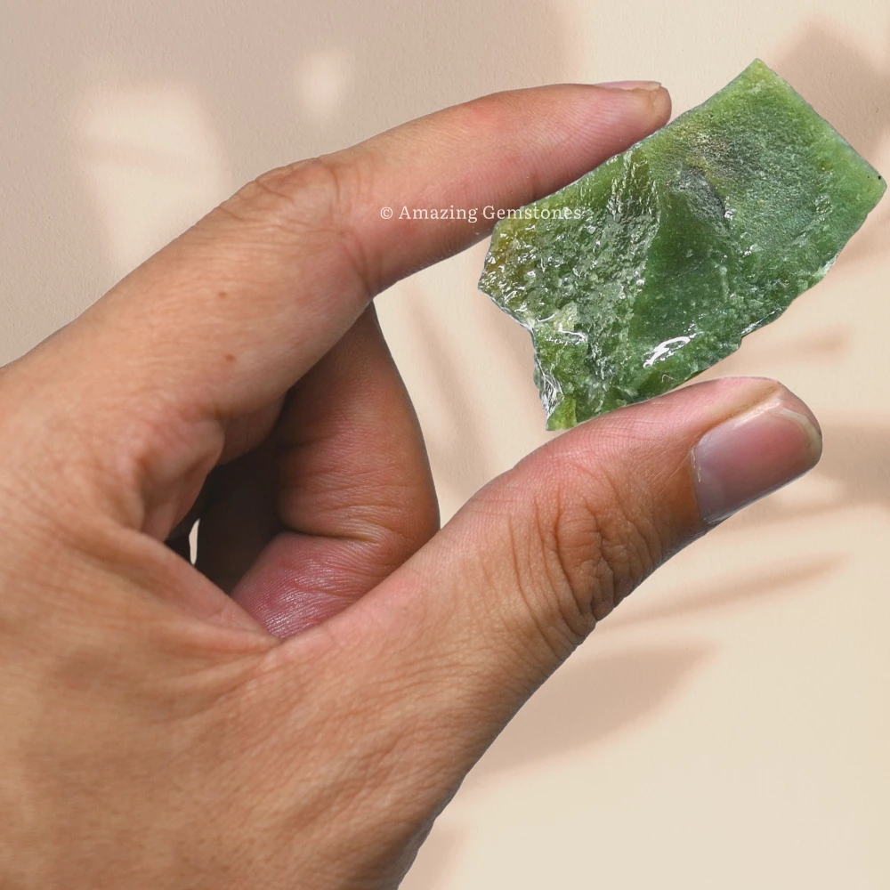 Dark Green Aventurine Raw Crystals (2 Pieces)