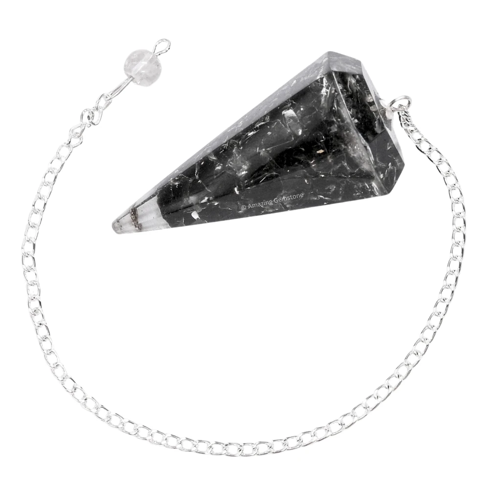 Black Obsidian Orgone Pendulum