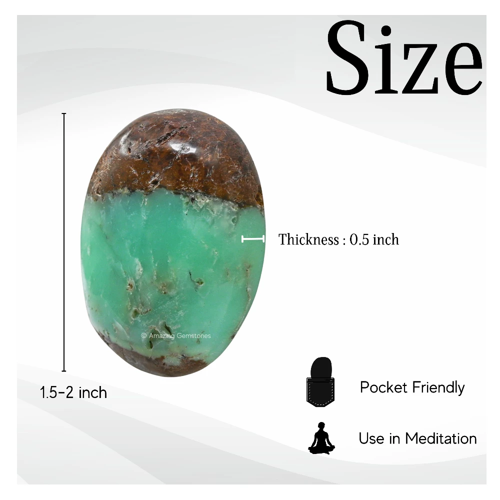 Chrysoprase Palm Stone