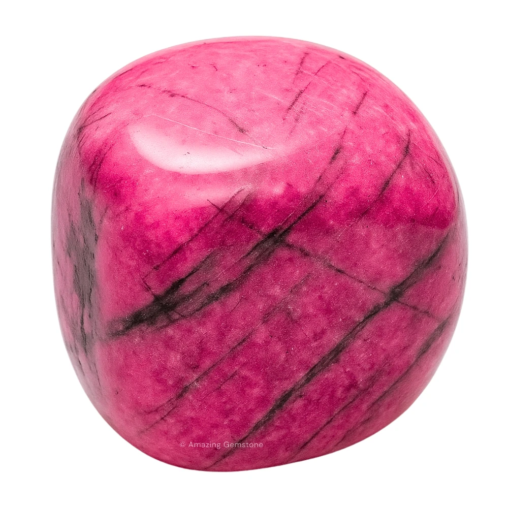 Tumbled Rhodonite Stone Crystals (1 oz)