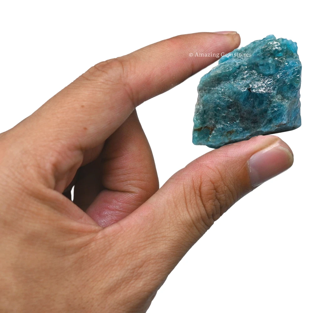 Green Apatite Raw Crystals (5 Pieces)
