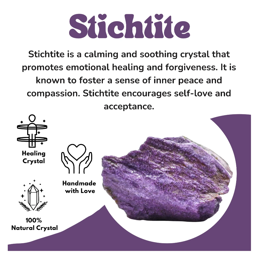 Stichtite Raw Crystals (2 Pieces)