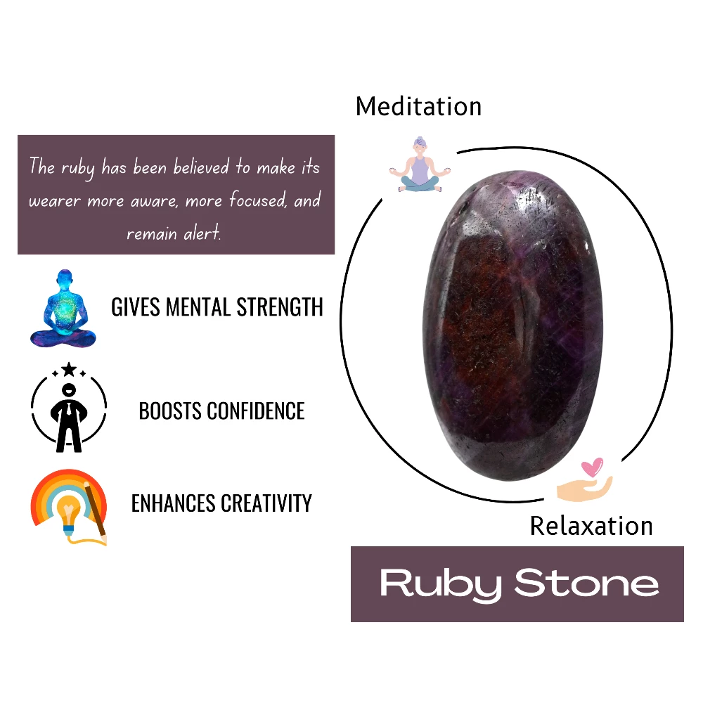 Ruby Palm Stone (Large)