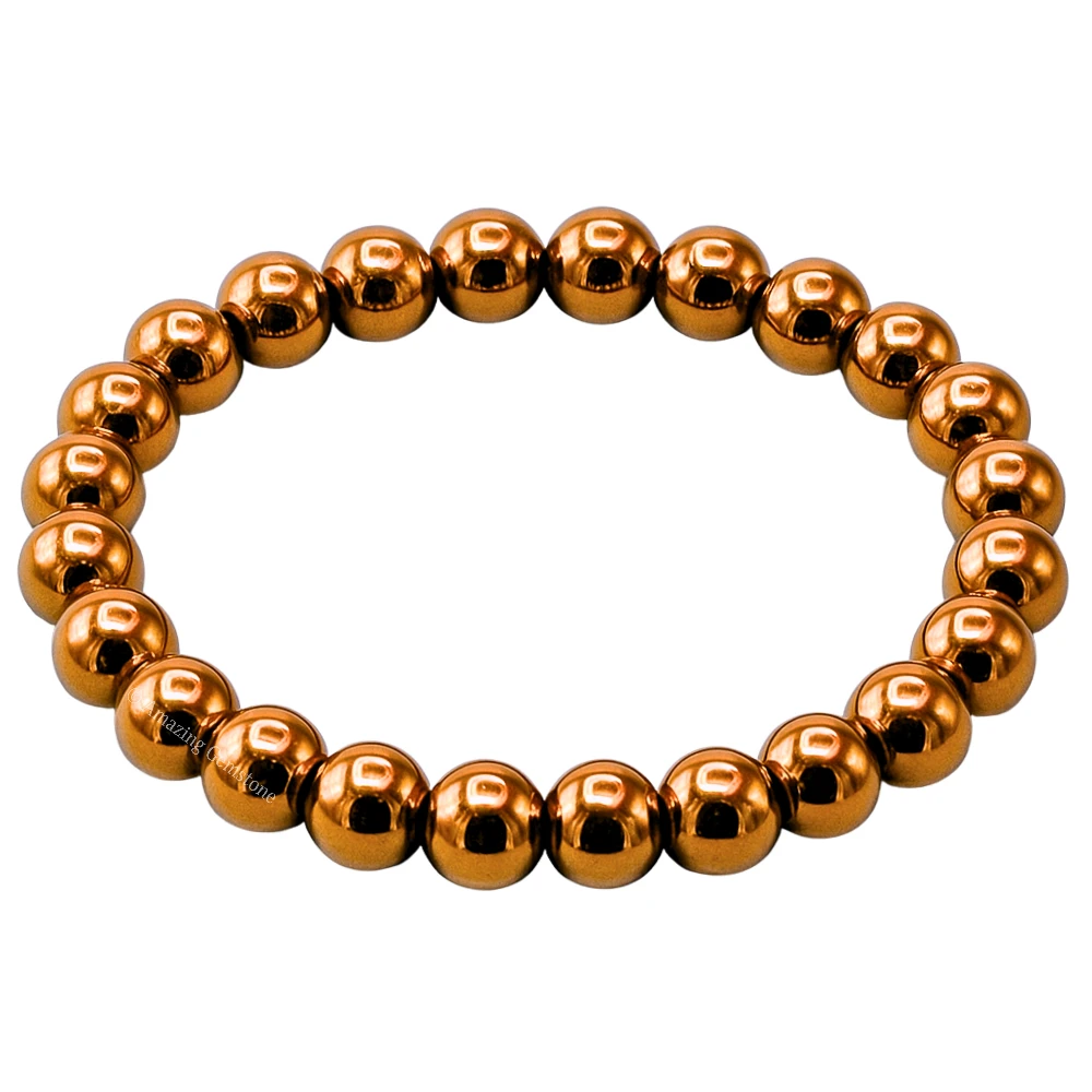 Copper Hematite Bracelet (Strechable)