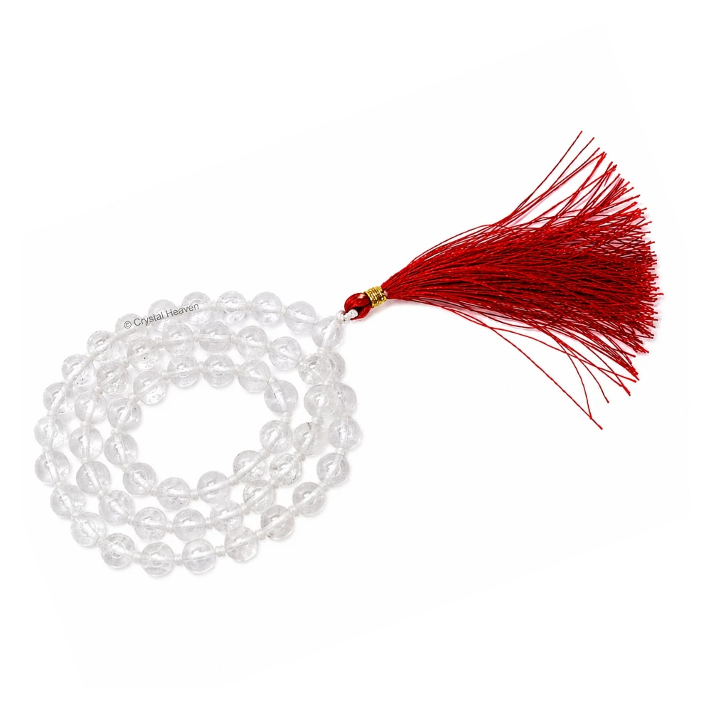 Sphatik Mala - B Grade 8mm Beads (Hand Knotted)