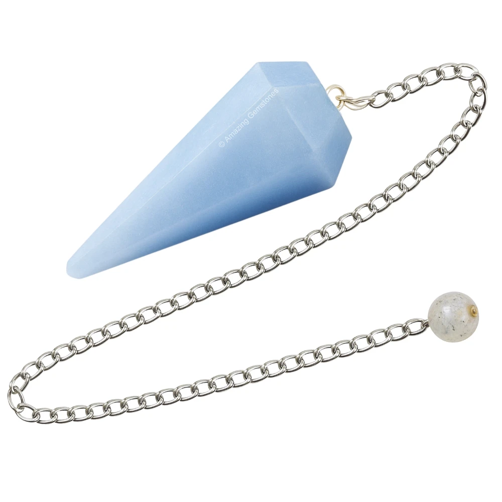 Blue Calcite Pendulum