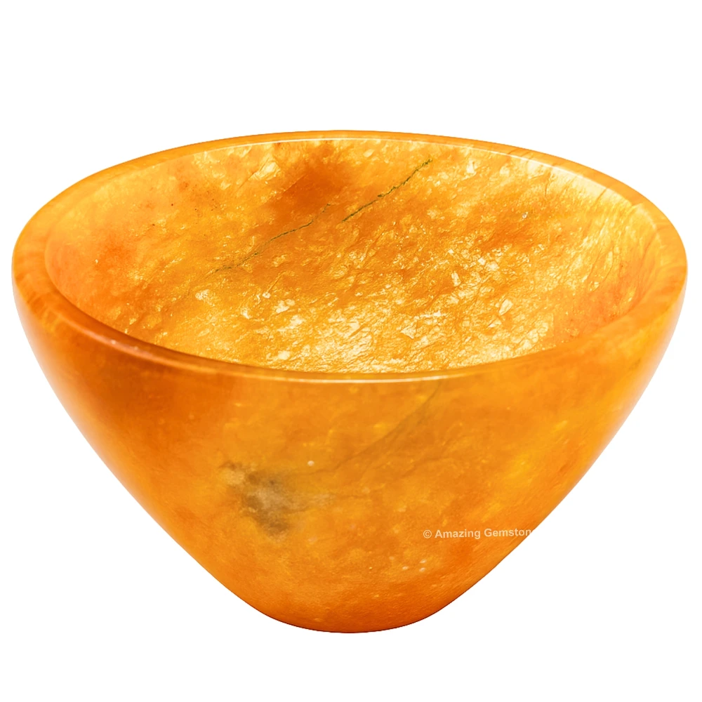 Golden Quartz Crystal Bowl - 2 Inch