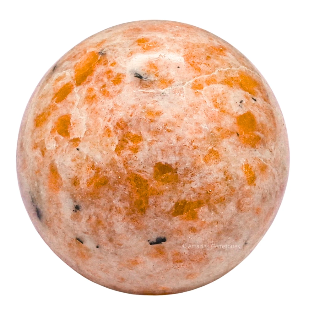 Large Sunstone Sphere (2.5 Inch)