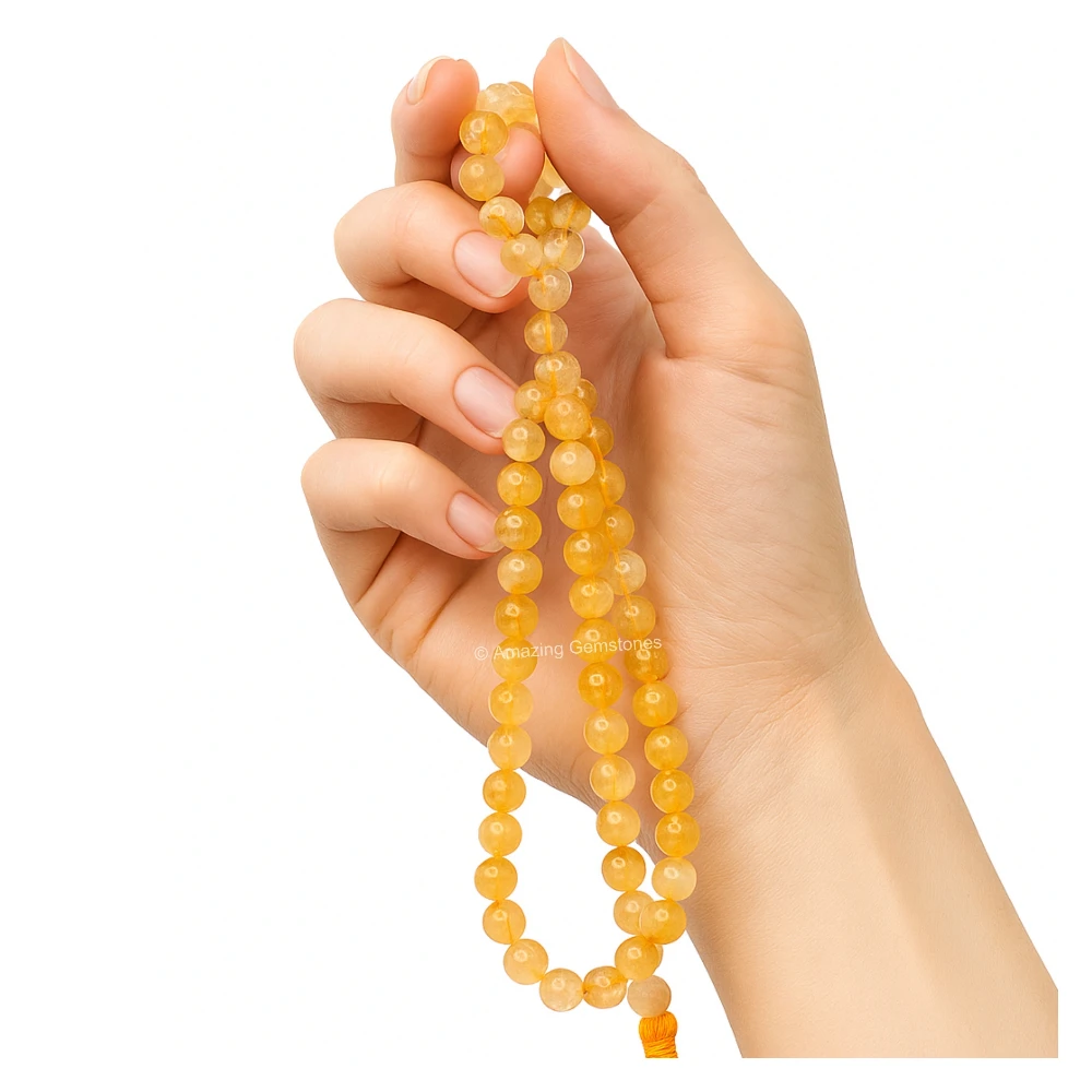 Citrine Mala (Without Knot)