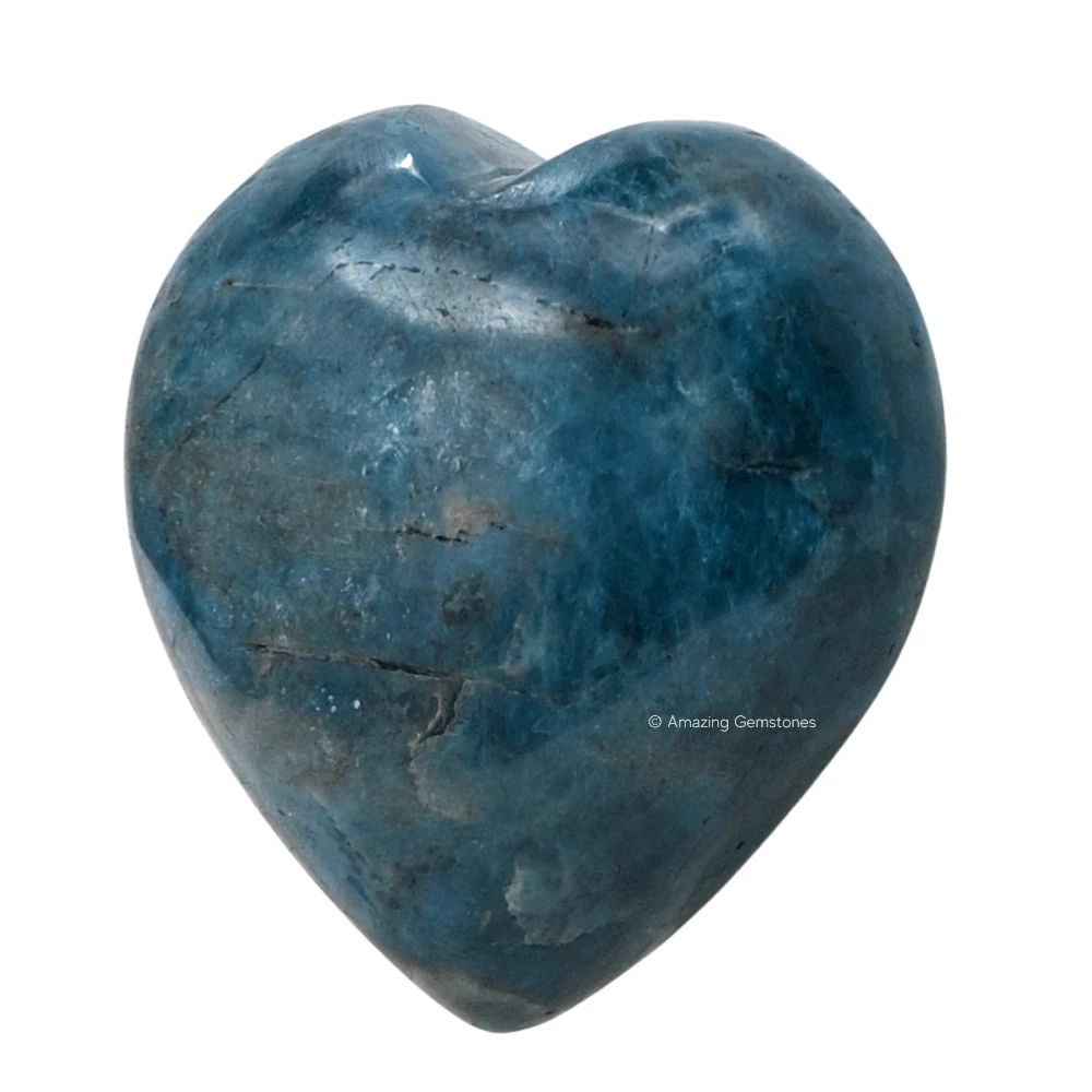 Green Apatite Heart