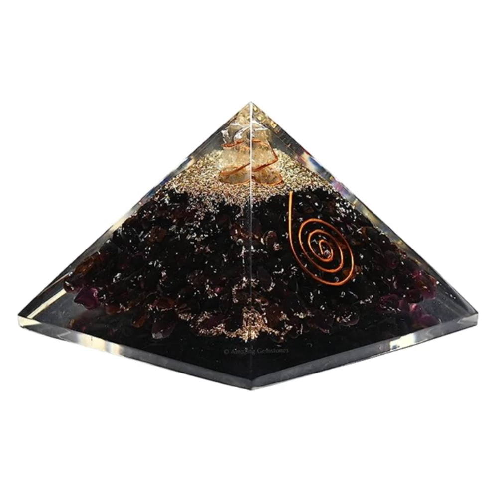 Garnet Orgone Pyramid