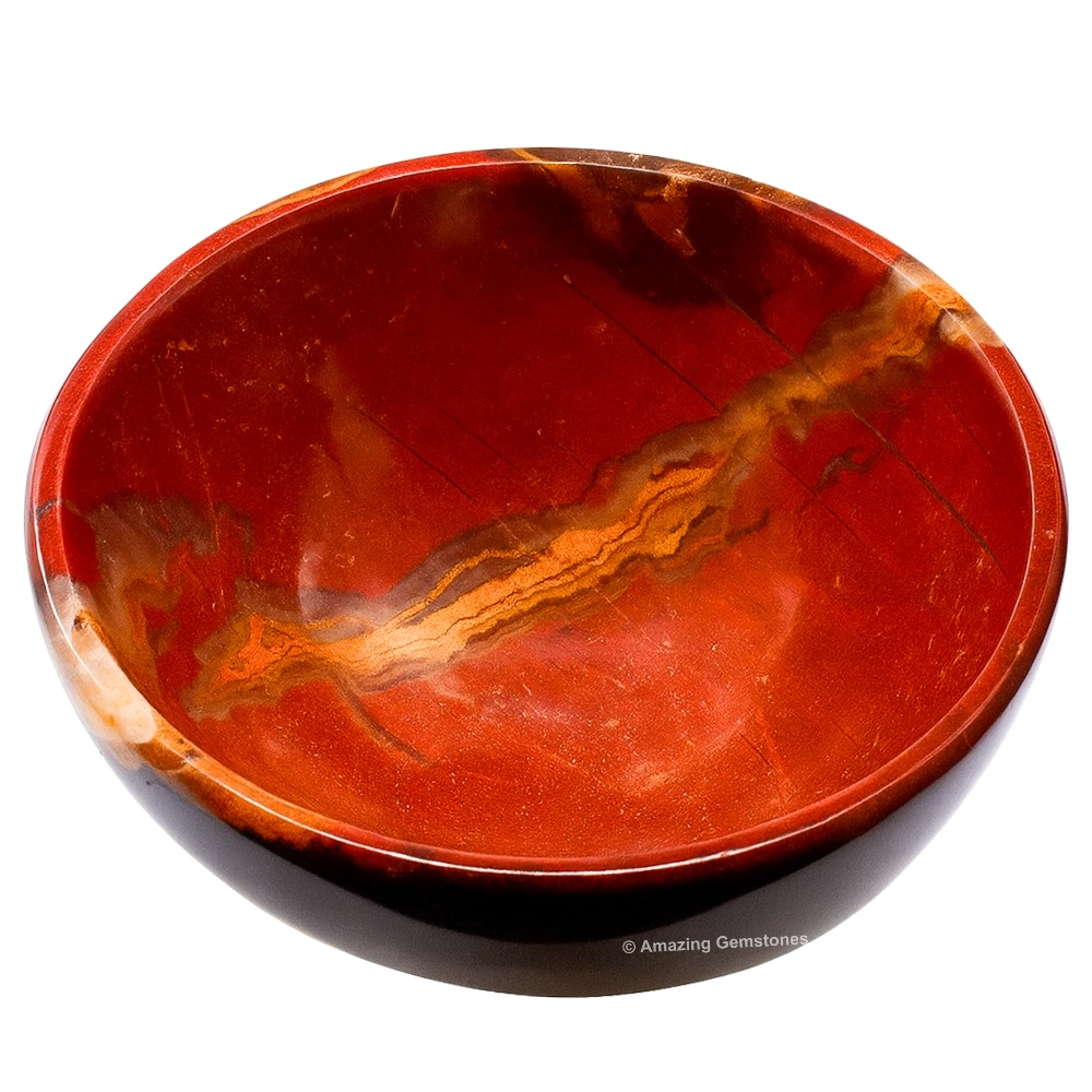 Red Jasper Crystal Bowl - 2 Inch