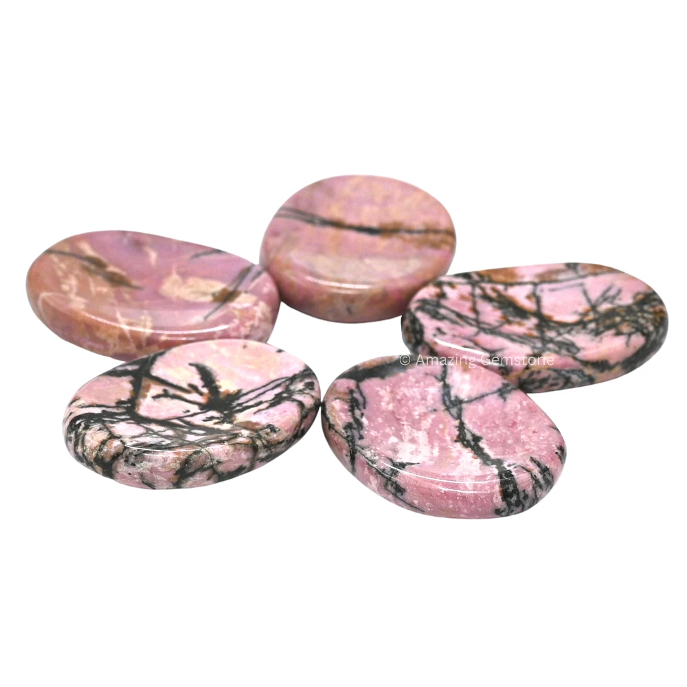 Rhodonite Worry Stone