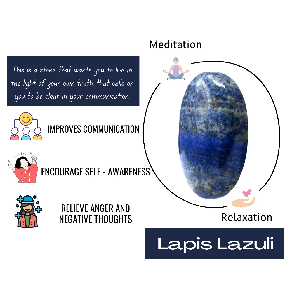Lapis Lazuli Palm Stone