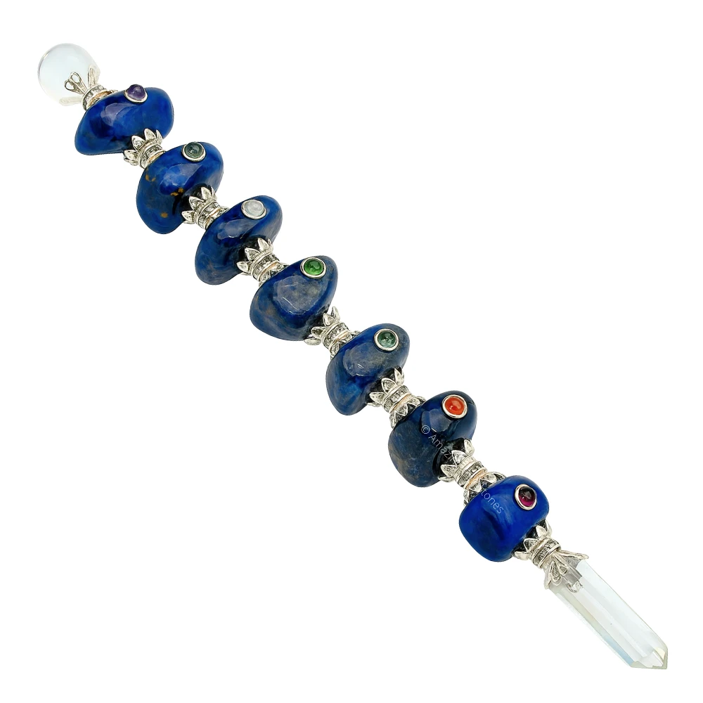 Sodalite Tumbled Healing Crystal Wand