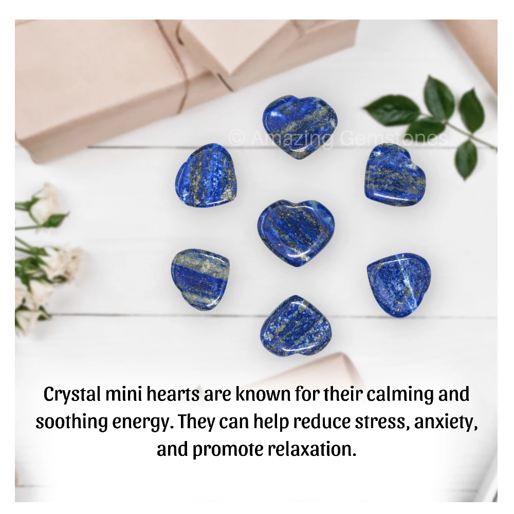 Lapis Lazuli Heart (Pack of 2)