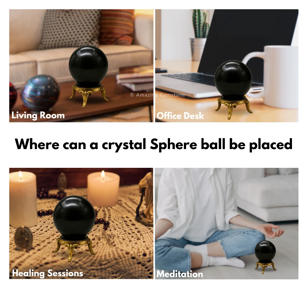Shungite Sphere (1.5 Inch)