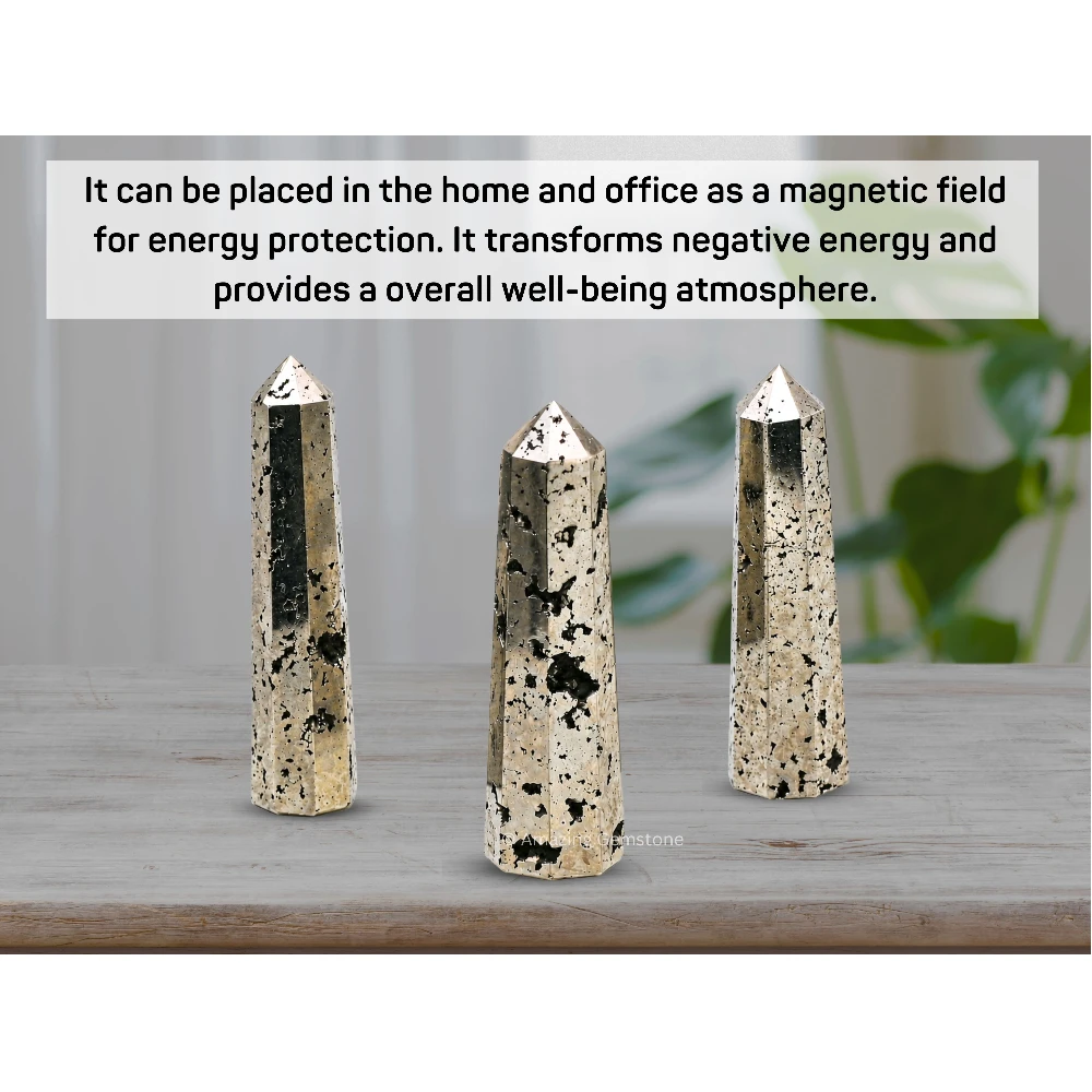 Raw Pyrite Tower (2" to 3" inch)
