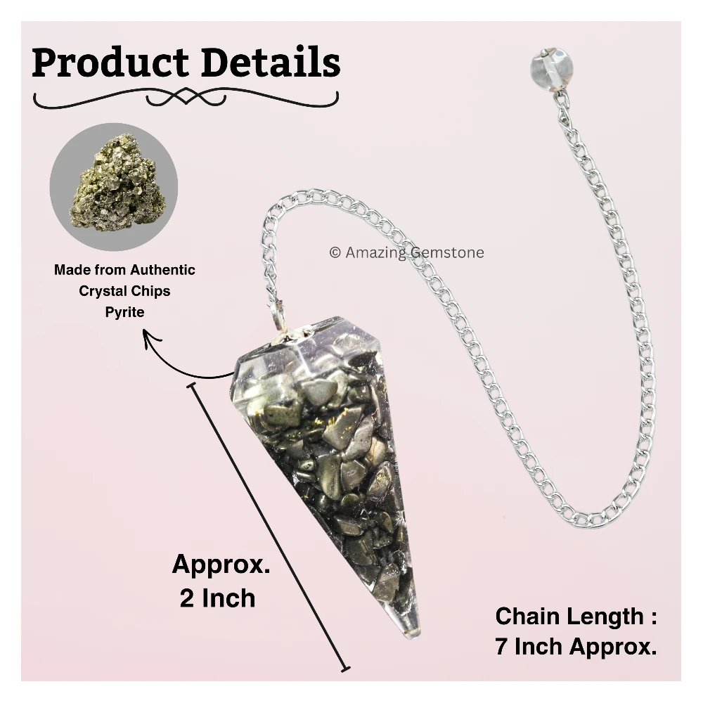 Pyrite Orgone Pendulum