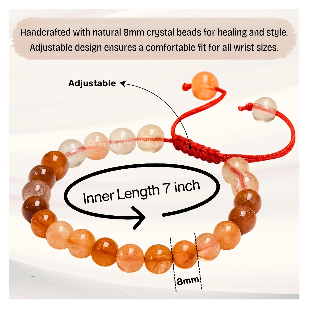 Carnelian Bracelet (Adjustable)