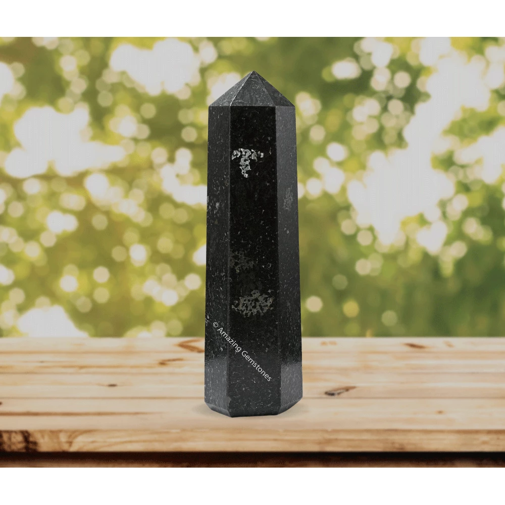 Nuummite Tower (5.5" to 6" INCH)